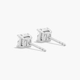 Cushion 4-Prong Diamond Stud Earrings