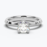 The Elegante Round Brilliant - White Gold / 0.5 ct - Evermore Diamonds