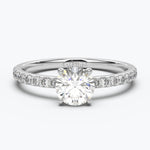 The Bridge Round Brilliant - White Gold / 0.5 ct - Evermore Diamonds