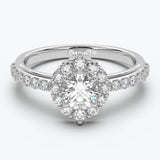 The Cupcake Round Brilliant Halo - White Gold / 0.5 ct - Evermore Diamonds