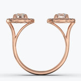 The Dos Round Brilliant - Rose Gold / 0.5 ct - Evermore Diamonds